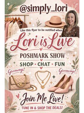 Like this flyer to be notified when I go LIVE!!!!!!